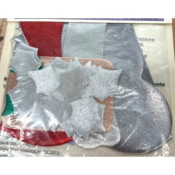 Glitzy Shirts Iron-On Applique Kit Santa Design - Picture 3 of 3